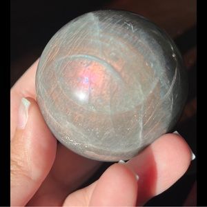 Labradorite Sphere w/ Acrylic Stand